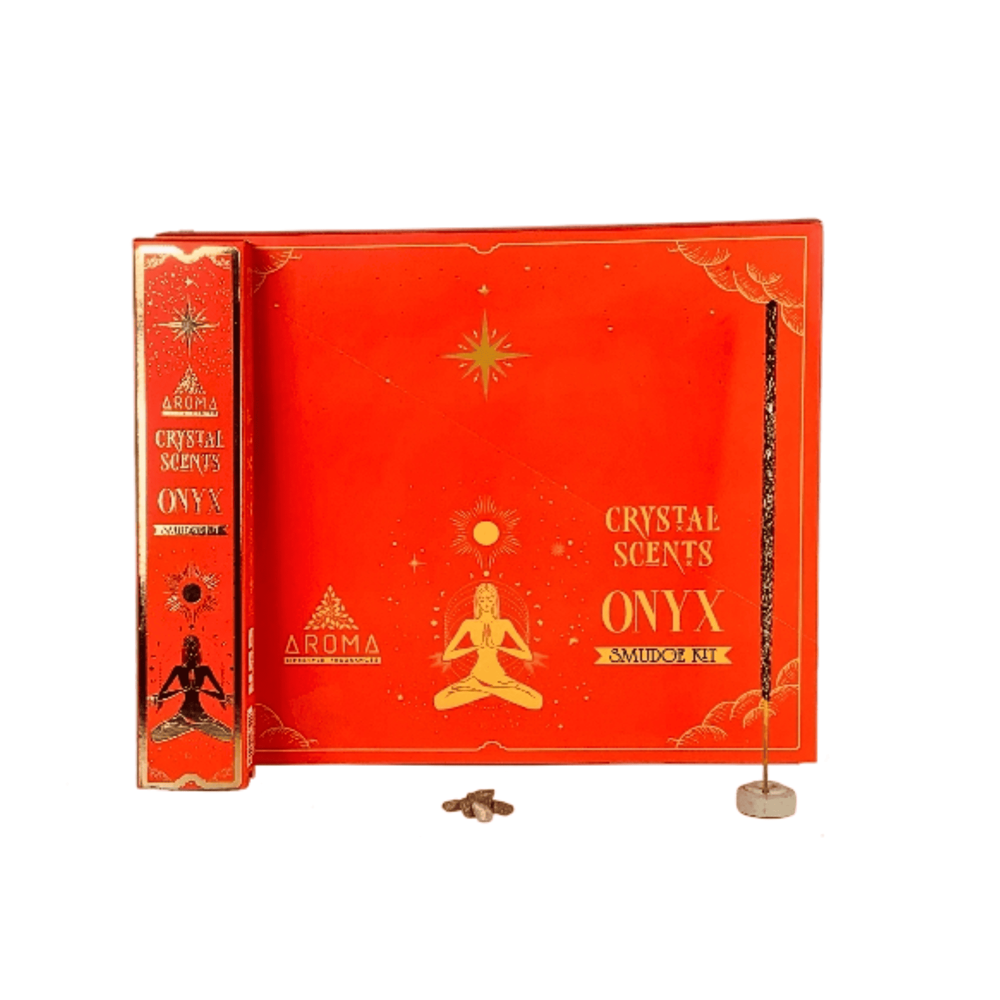 Aroma Crystal Onyx Smudge Kit-25g